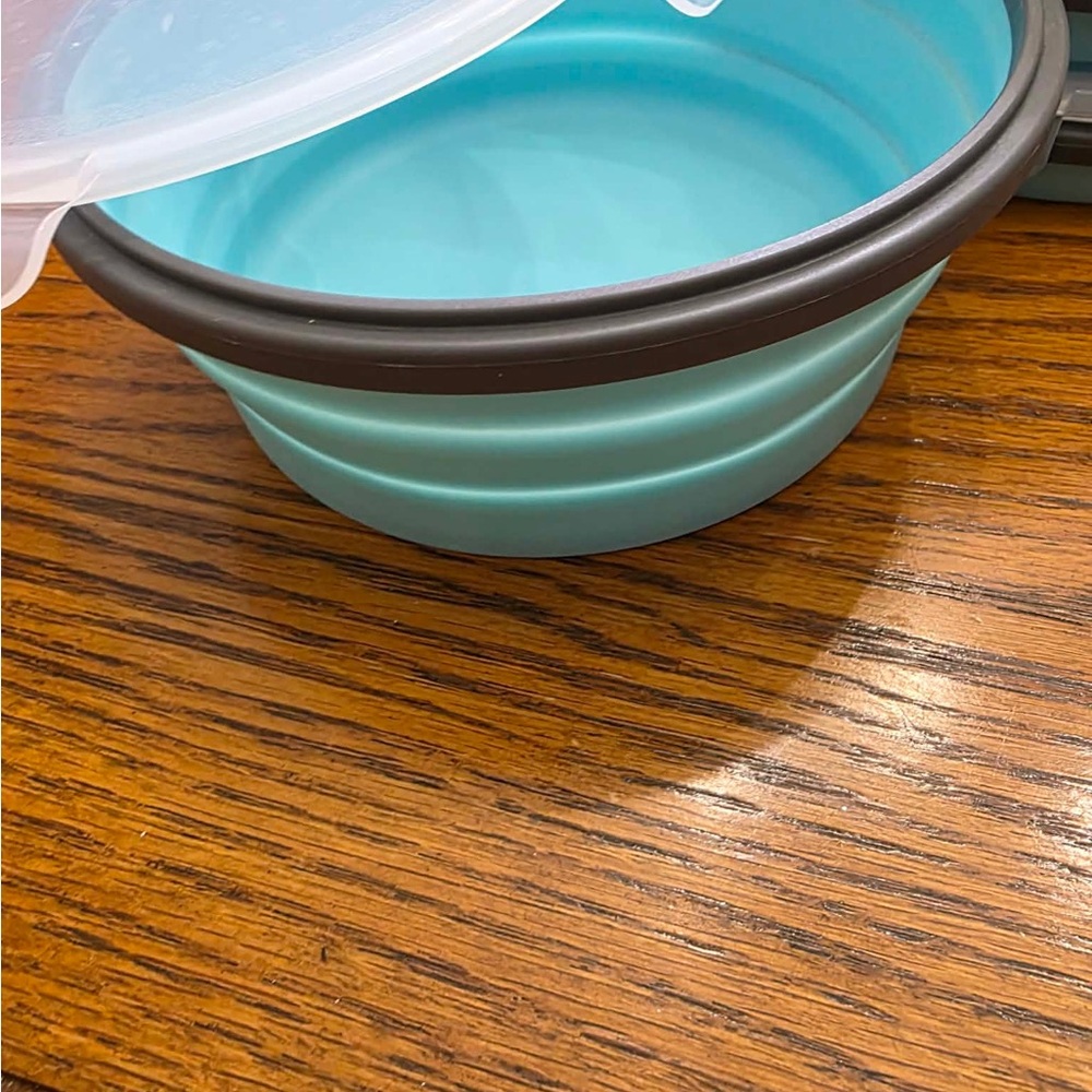 Aqua Collapsible Food Storage Container Set - Picture 6 of 6